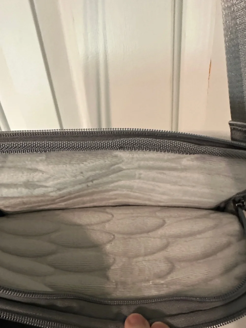 Zinz Grey Laptop Sling Bag with Front Pocket Never Used